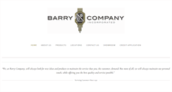 Desktop Screenshot of barrycompany.net