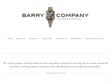 Tablet Screenshot of barrycompany.net